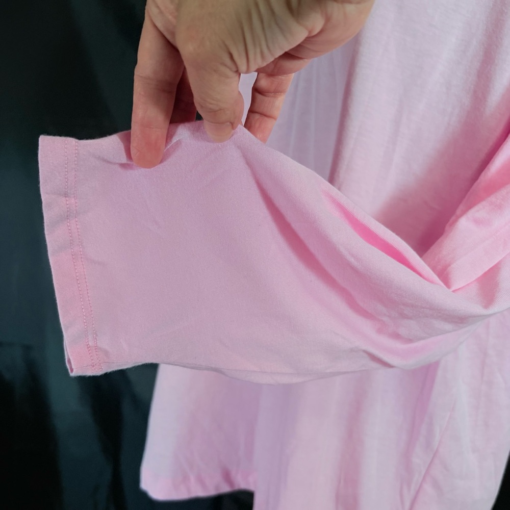 Nautica Light Pink Long Sleeve Tee 1X NWT - Picture 5 of 9